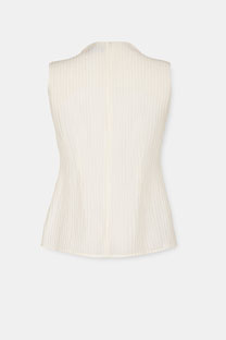 Bluza bez rukava sa reljefnom teksturom Tiffany Production